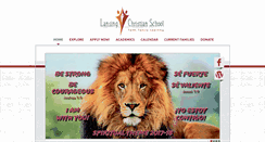 Desktop Screenshot of lansingchristian.org